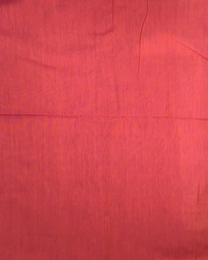 Hand loom two tone orange/pink fabric - Violet Elizabeth - Haberdashery