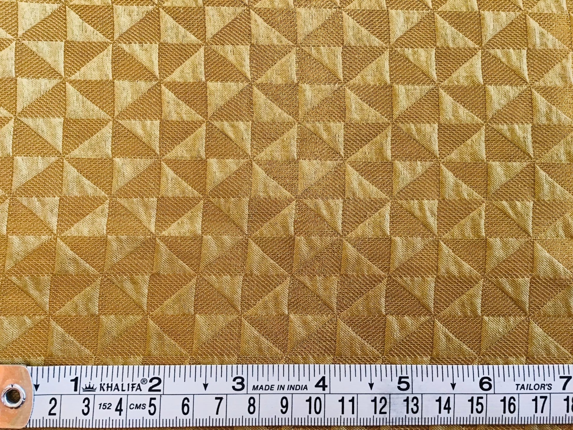 Hand - loomed geometric Jacquard Brocade - Violet Elizabeth - Haberdashery