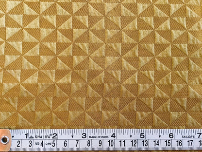 Hand - loomed geometric Jacquard Brocade - Violet Elizabeth - Haberdashery