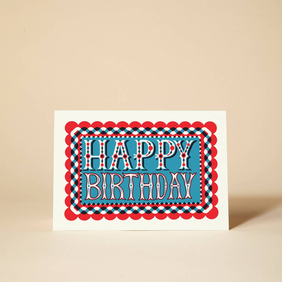 Happy Birthday Greeting Card - Violet Elizabeth - 