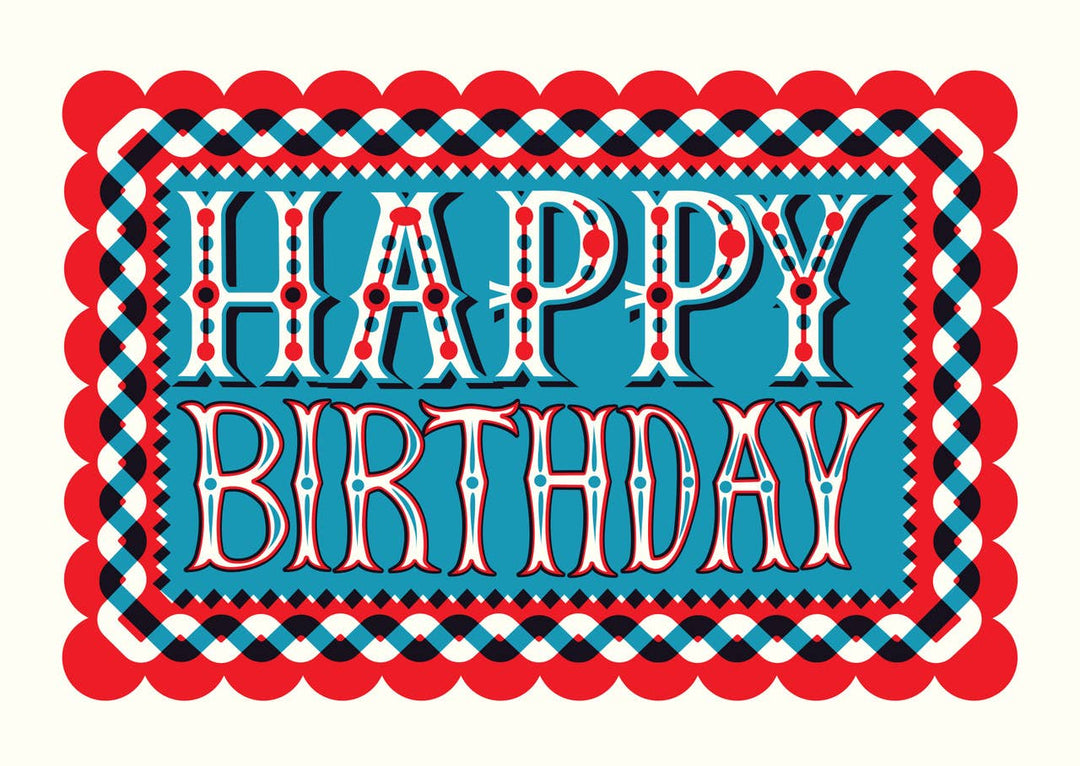 Happy Birthday Greeting Card - Violet Elizabeth - 