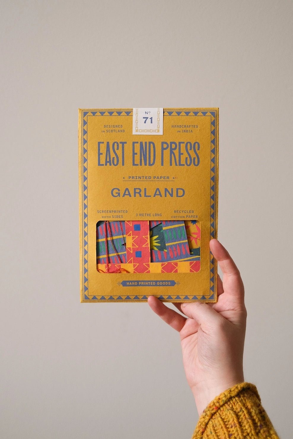 Happy Birthday Sewn Garland - Violet Elizabeth - 