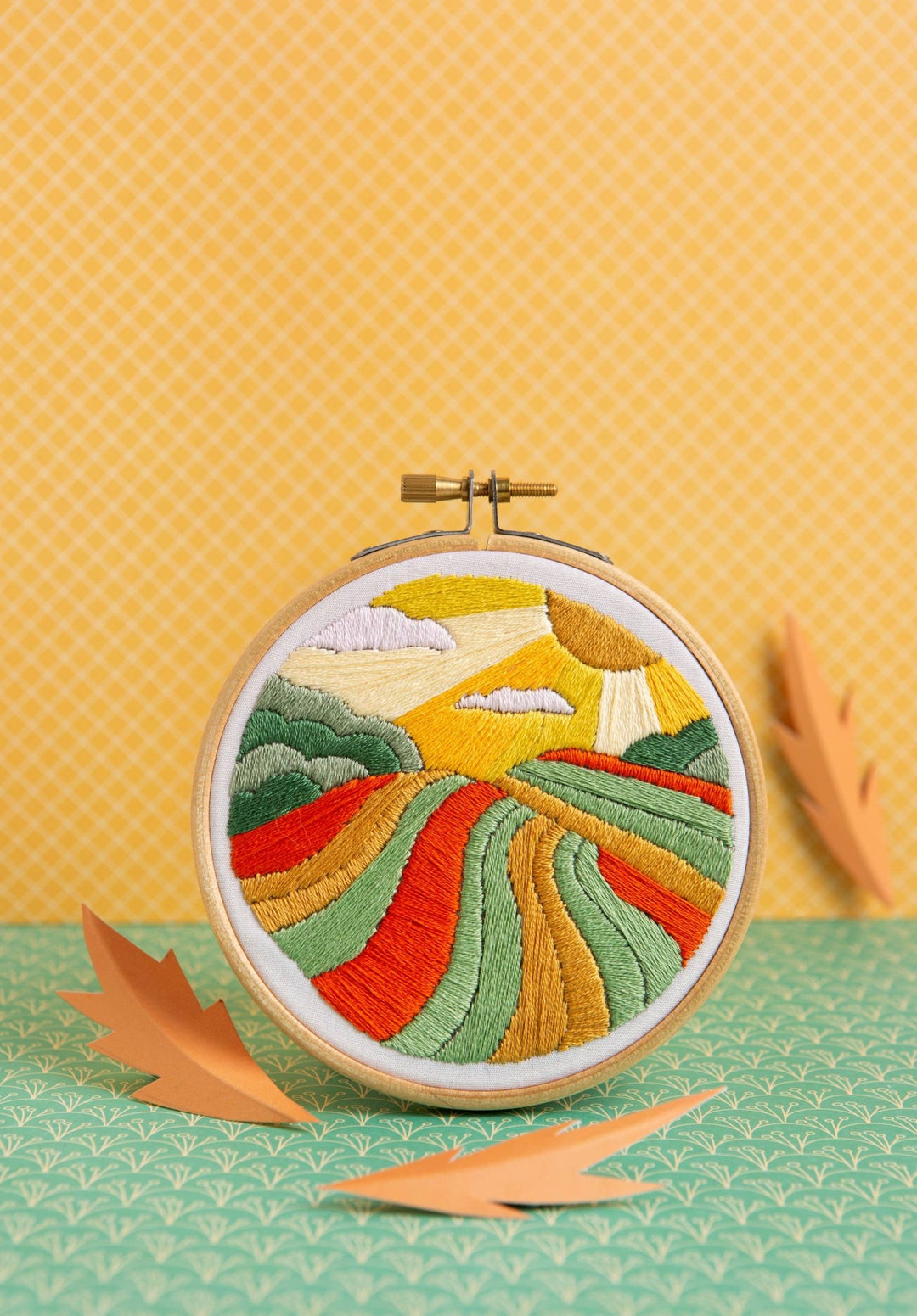 Harvest Time Mini Embroidery Kit | Complete Craft Kit for Beginners - Violet Elizabeth - Haberdashery