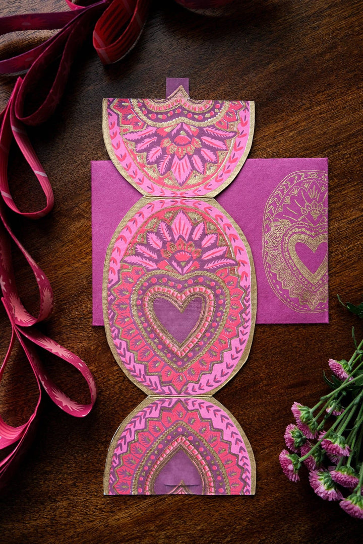 Heart of Feathers Greeting Card - Violet Elizabeth - 