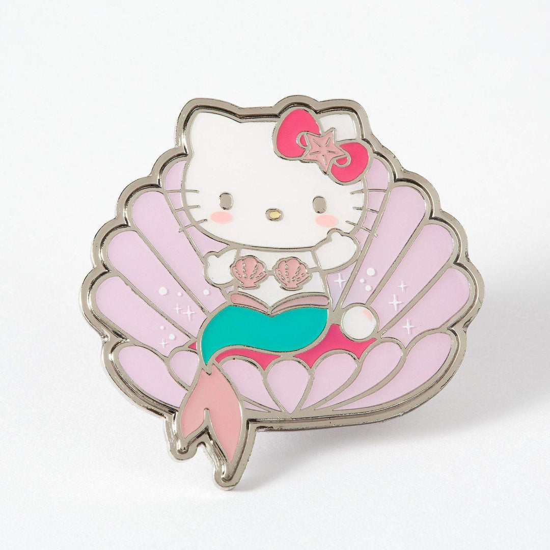 Hello Kitty Mermaid Clam Enamel Pin - Violet Elizabeth - Jewellery