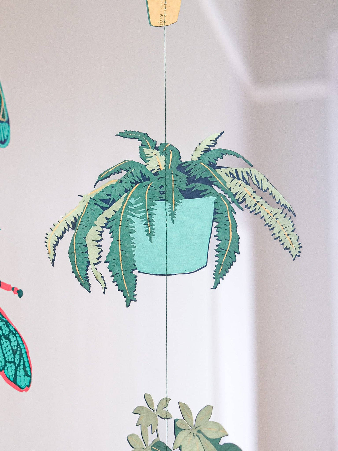 Houseplants Vertical Wall Hanging - Violet Elizabeth - 