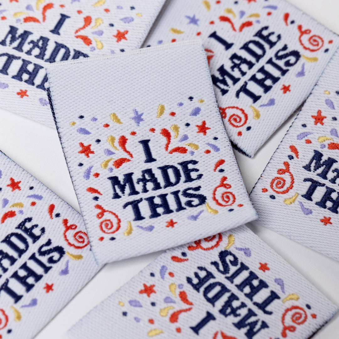 I MADE THIS - I CAN DO ANYTHING - Sewing Labels Tags - Violet Elizabeth - Haberdashery