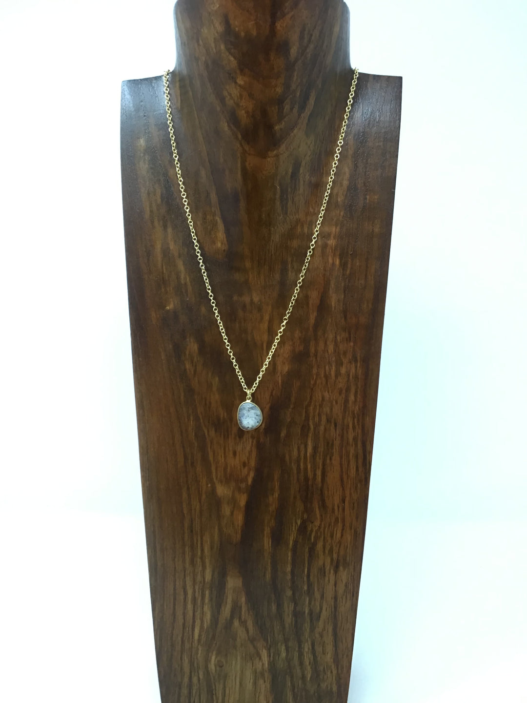 Speckled moonstone necklace - Violet Elizabeth