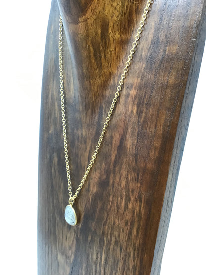 Speckled moonstone necklace - Violet Elizabeth