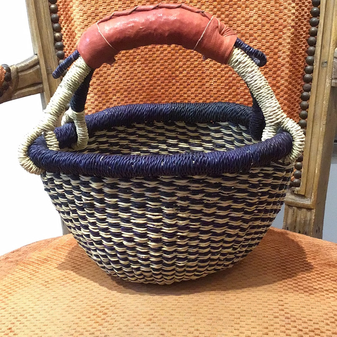 Mini round basket - Violet Elizabeth