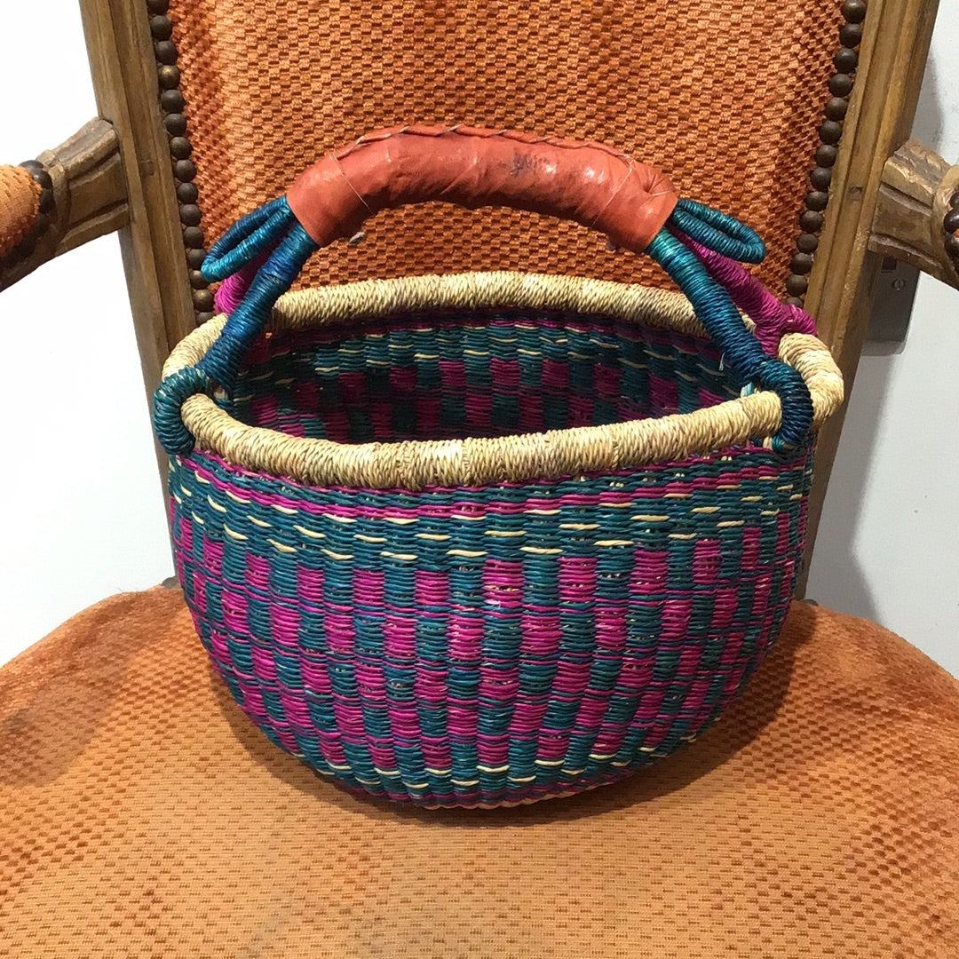 Mini round basket - Violet Elizabeth