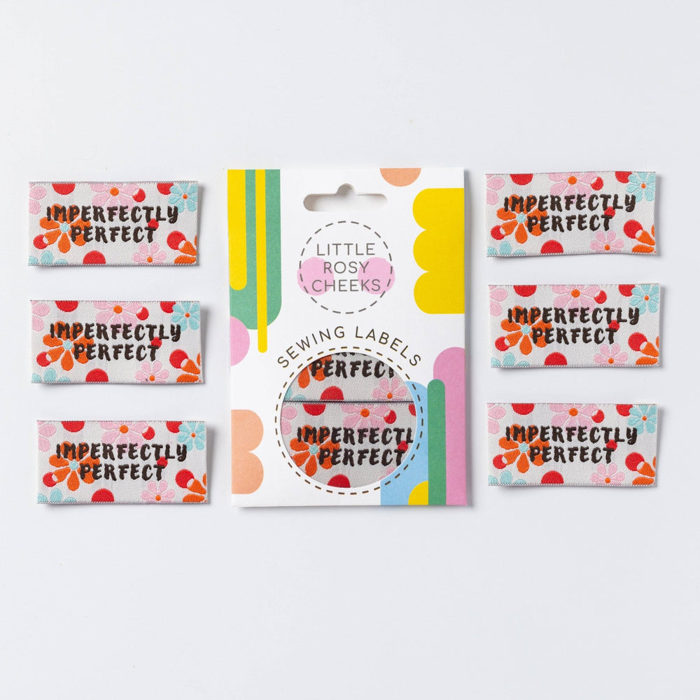 IMPERFECTLY PERFECT - Sewing Labels Tags - Violet Elizabeth - Haberdashery