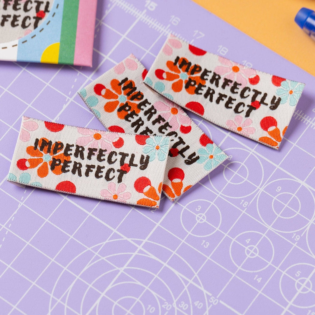 IMPERFECTLY PERFECT - Sewing Labels Tags - Violet Elizabeth - Haberdashery
