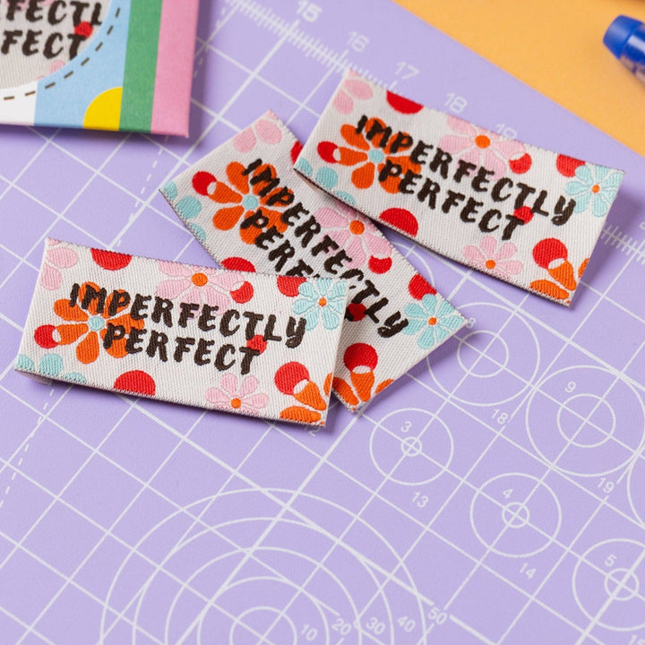 IMPERFECTLY PERFECT - Sewing Labels Tags - Violet Elizabeth - Haberdashery