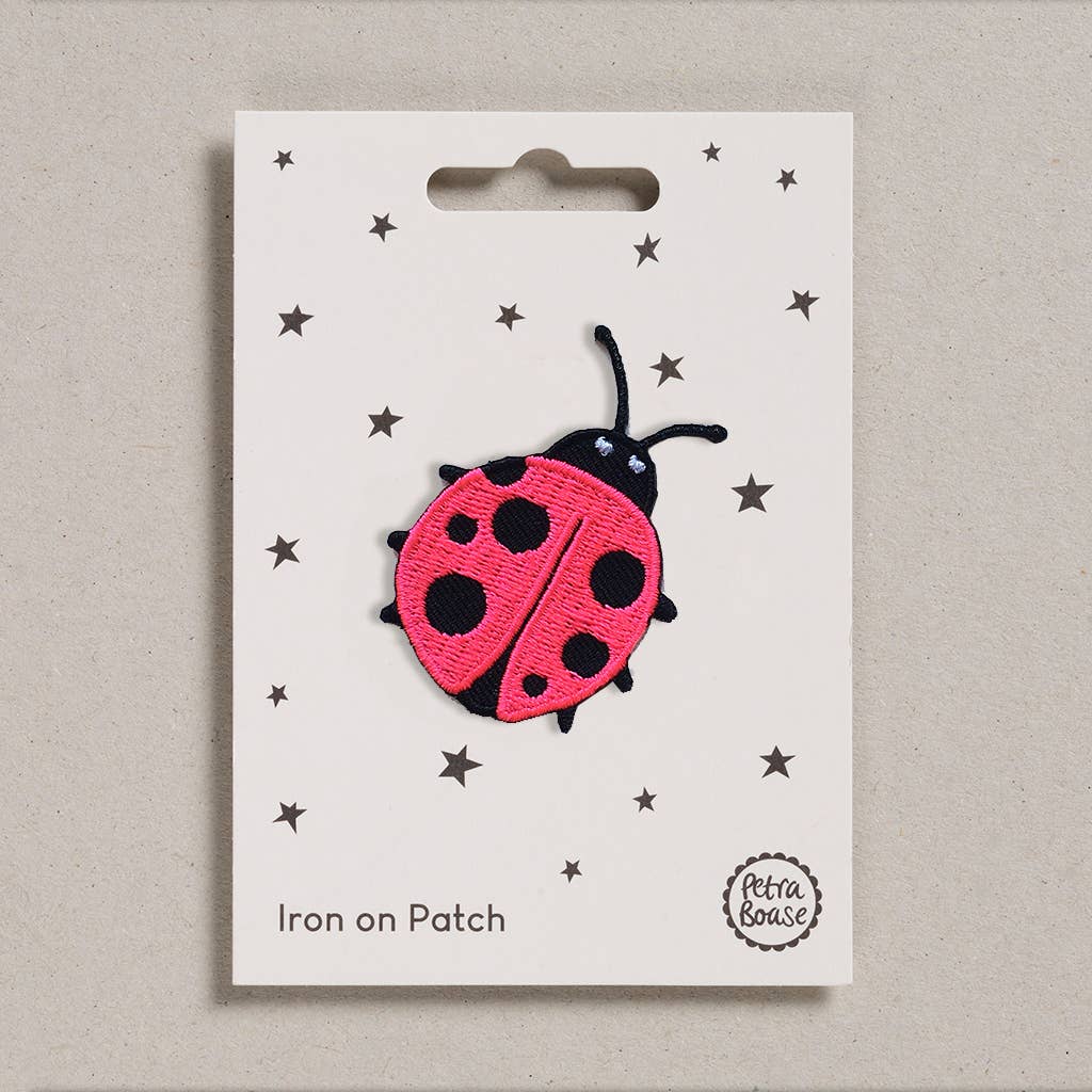 Iron on Patch - Pack of 6 - Ladybird - Violet Elizabeth - 