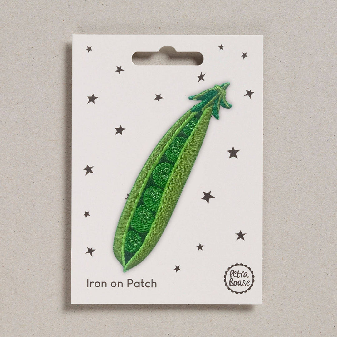 Iron on Patch (Pack of 6) - Pea Pod - Violet Elizabeth - 