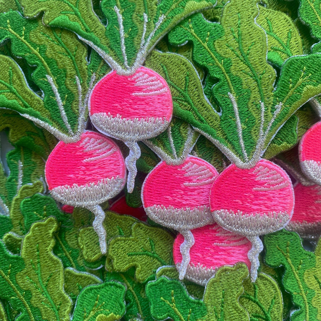 Iron on Patch - Radish - Violet Elizabeth - 
