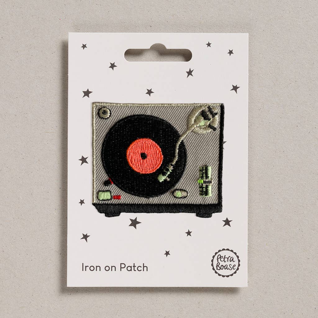Iron on Patch - Record Player - Violet Elizabeth - 
