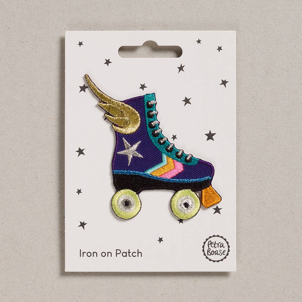 Iron on Patch - Rollerskate - Violet Elizabeth - 