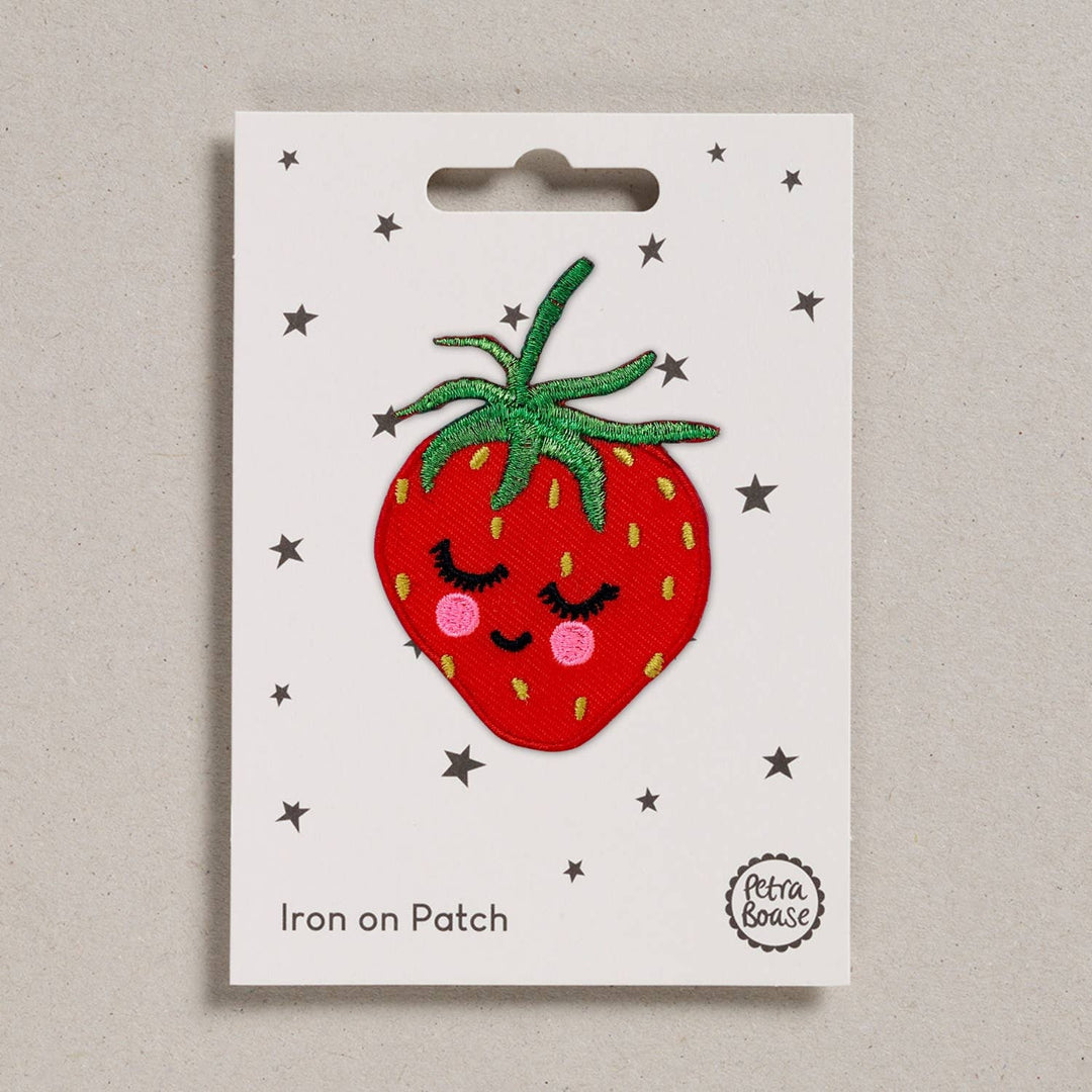 Iron on Patch - Strawberry - Violet Elizabeth - 