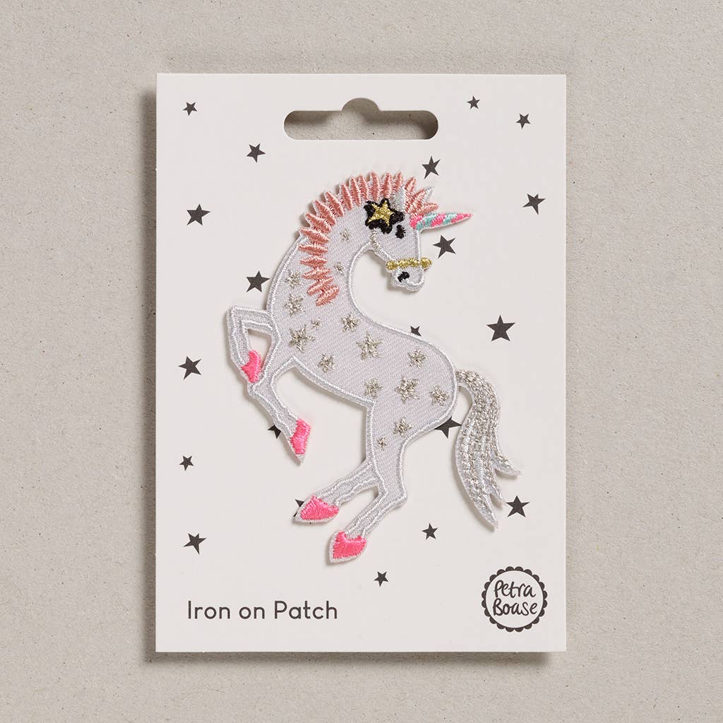 Iron on Patch - Unicorn - Violet Elizabeth - 