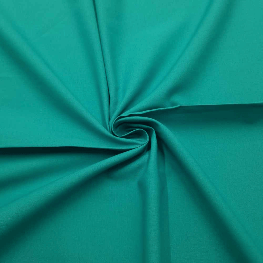 Jade Plain Quilting Cotton - Violet Elizabeth - Haberdashery