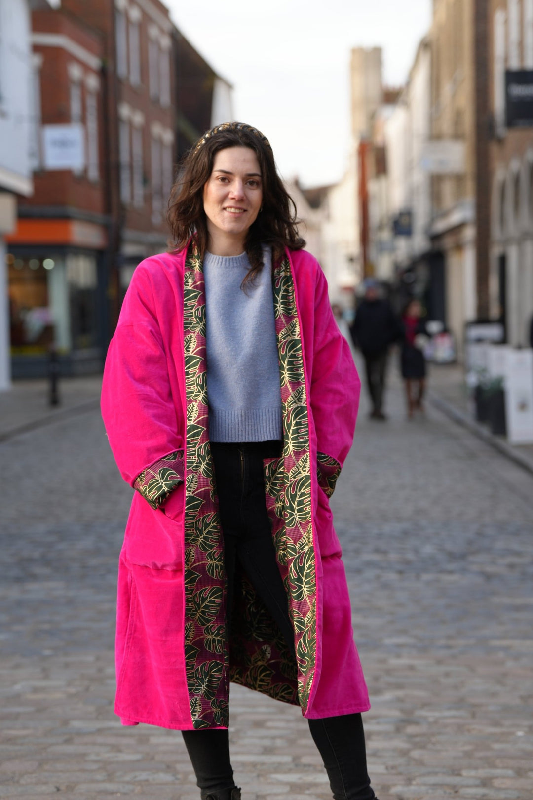 Jungle Passion Velvet Coat - Violet Elizabeth - Clothing