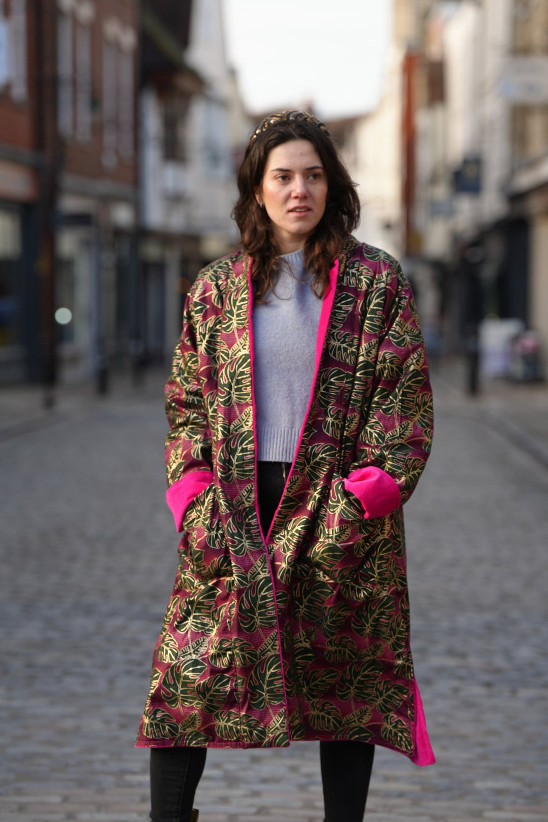 Jungle Passion Velvet Coat - Violet Elizabeth - Clothing