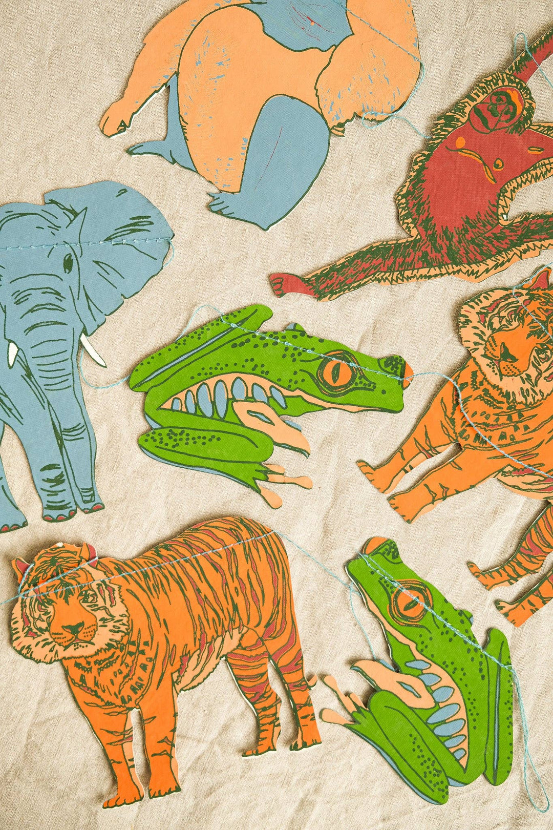 Jungle Sewn Garland - Violet Elizabeth - Decor