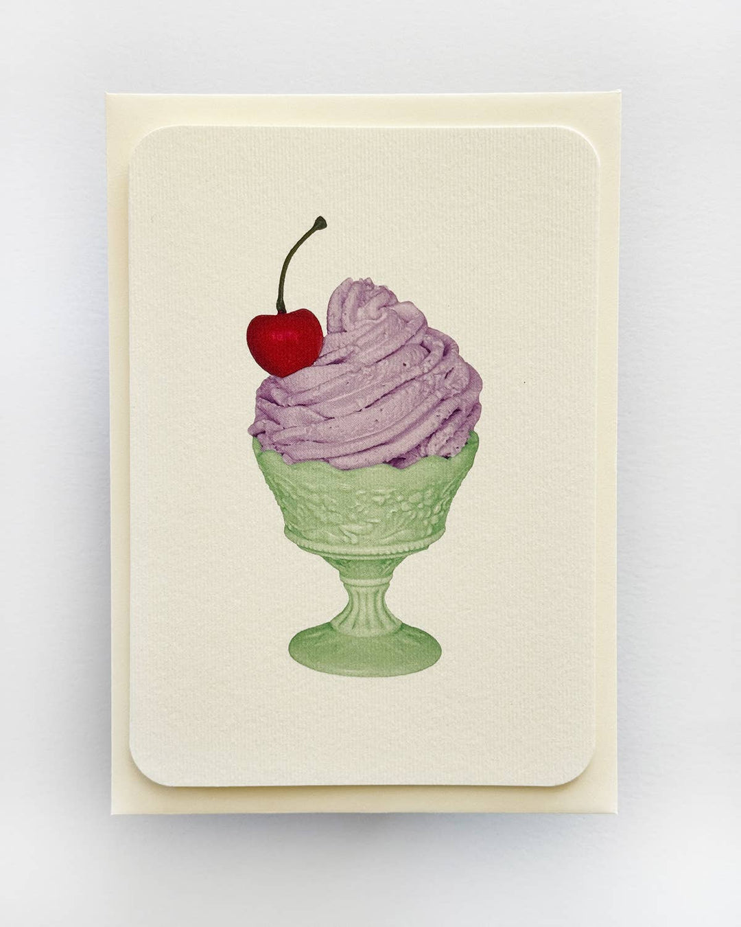Lavender Chantilly Cream Greeting Card | Birthday Card - Violet Elizabeth - 