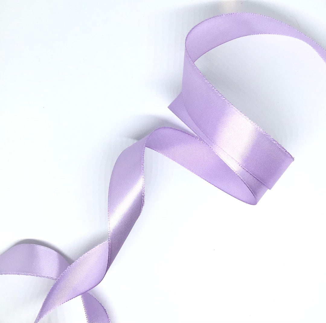 Lilac ribbon. 15m reel - Violet Elizabeth - Haberdashery