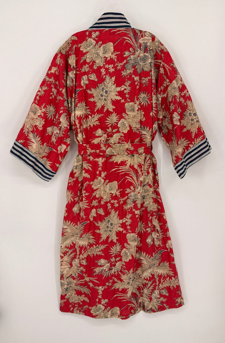 Long Cotton Robe - Violet Elizabeth - Clothing