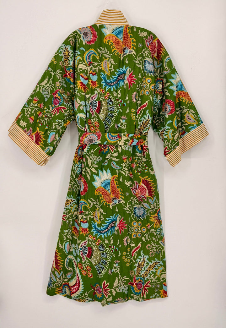 Long Cotton Robe - Violet Elizabeth - Clothing