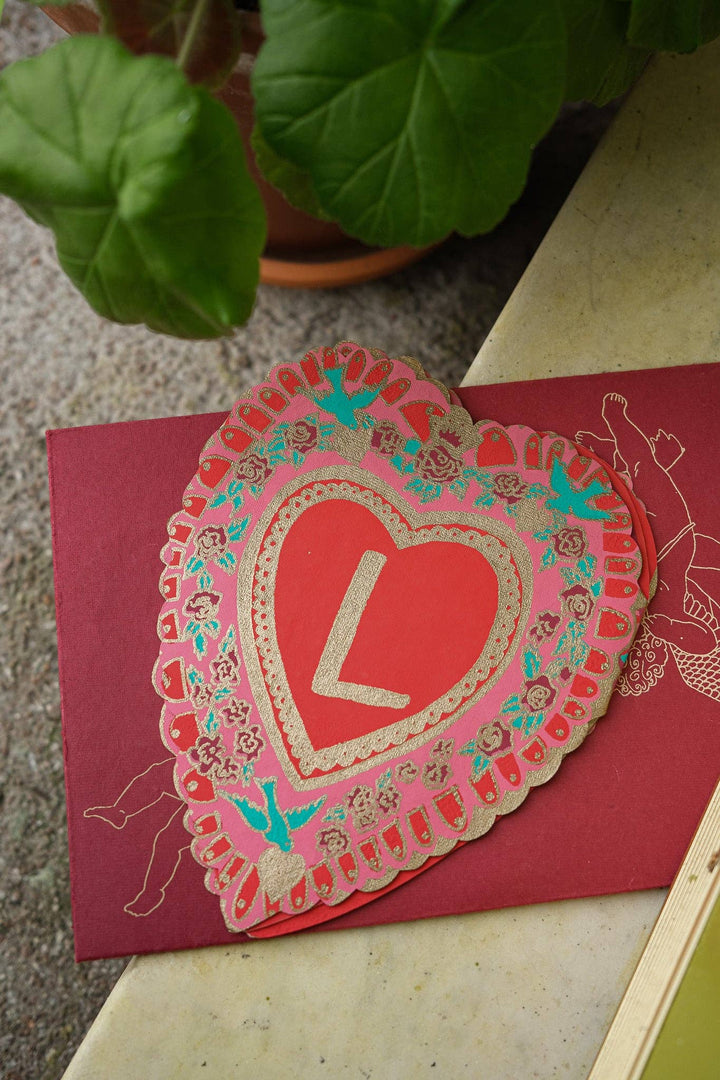 Love Concertina Greeting Card - Violet Elizabeth - 