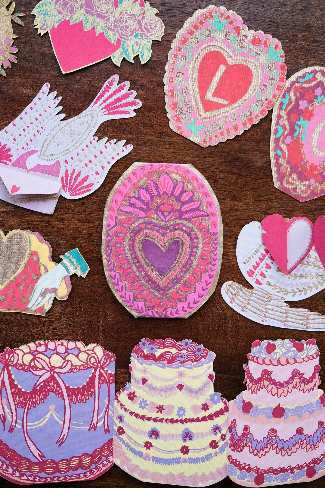 Love Concertina Greeting Card - Violet Elizabeth - 