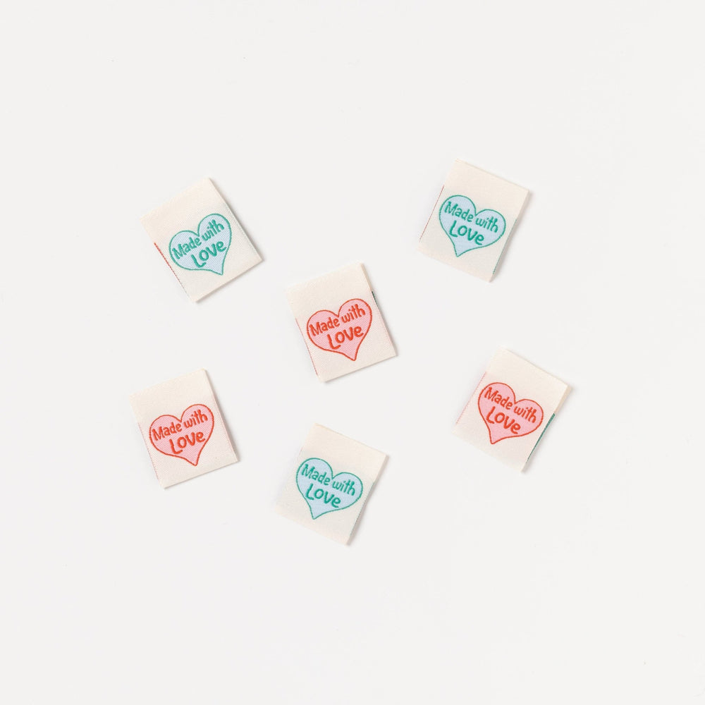 MADE WITH LOVE - Sewing Labels Tags - Violet Elizabeth - Haberdashery