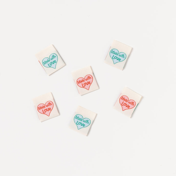 MADE WITH LOVE - Sewing Labels Tags - Violet Elizabeth - Haberdashery