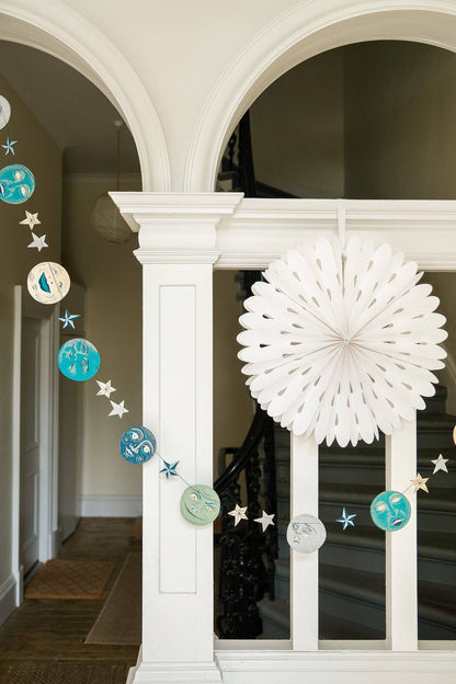 Man on the Moon Sewn Garland - Violet Elizabeth - 