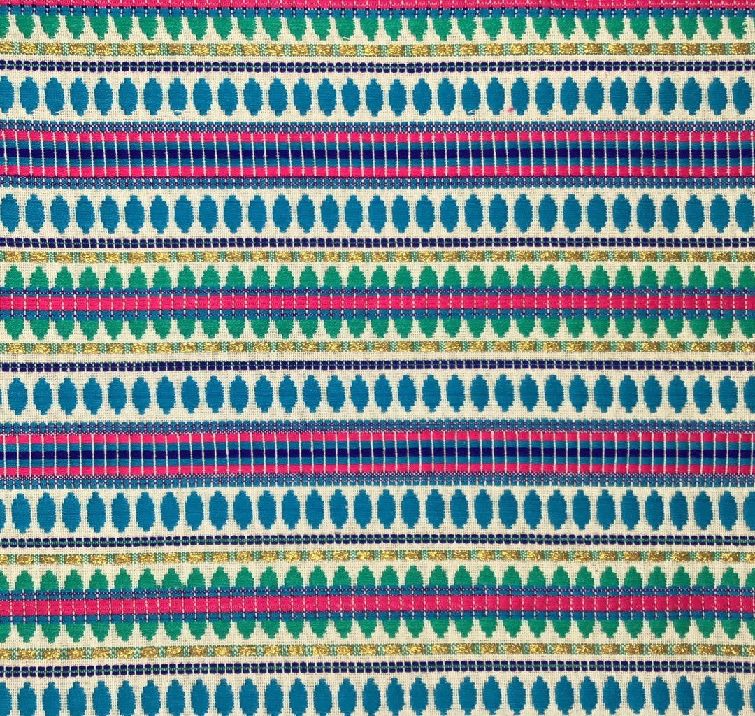 Marrakesh cool evening Handloom Fabric - Violet Elizabeth - Haberdashery