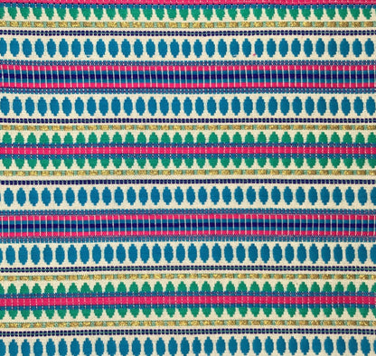 Marrakesh cool evening Handloom Fabric - Violet Elizabeth - Haberdashery