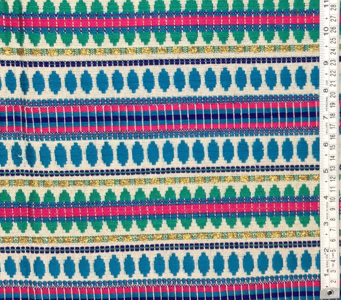 Marrakesh cool evening Handloom Fabric - Violet Elizabeth - Haberdashery