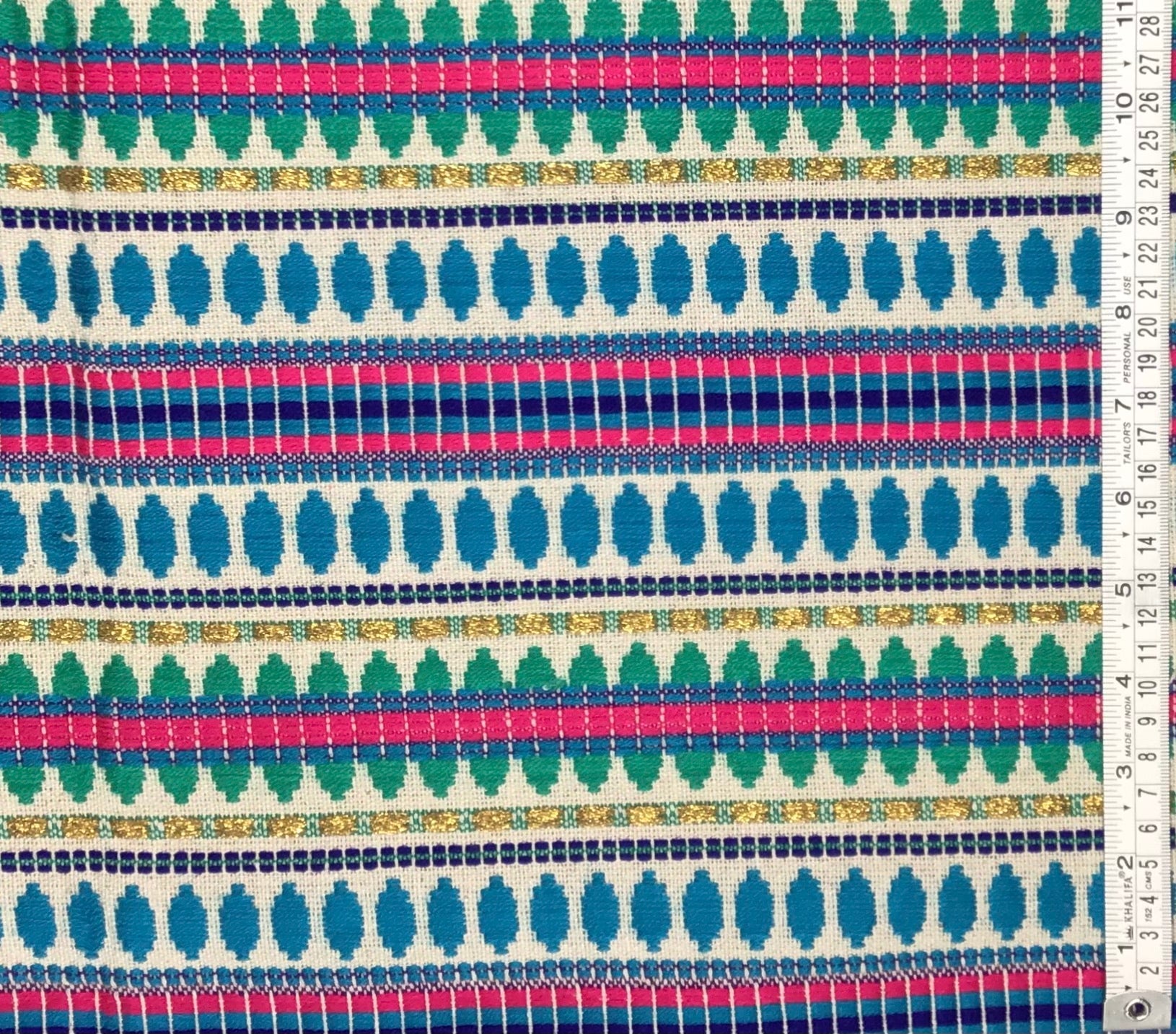 Marrakesh cool evening Handloom Fabric - Violet Elizabeth - Haberdashery