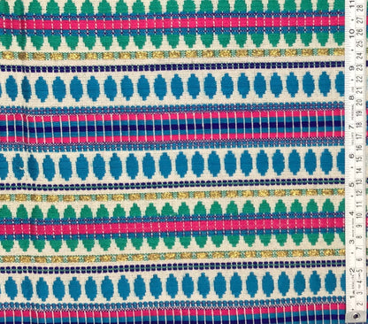 Marrakesh cool evening Handloom Fabric - Violet Elizabeth - Haberdashery