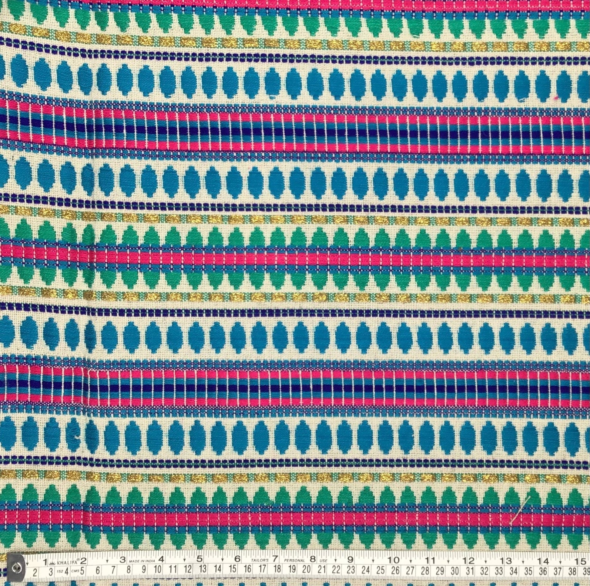 Marrakesh cool evening Handloom Fabric - Violet Elizabeth - Haberdashery