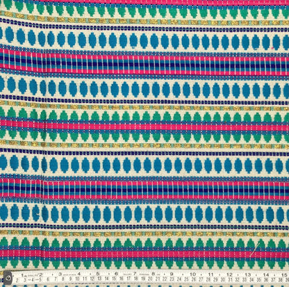 Marrakesh cool evening Handloom Fabric - Violet Elizabeth - Haberdashery