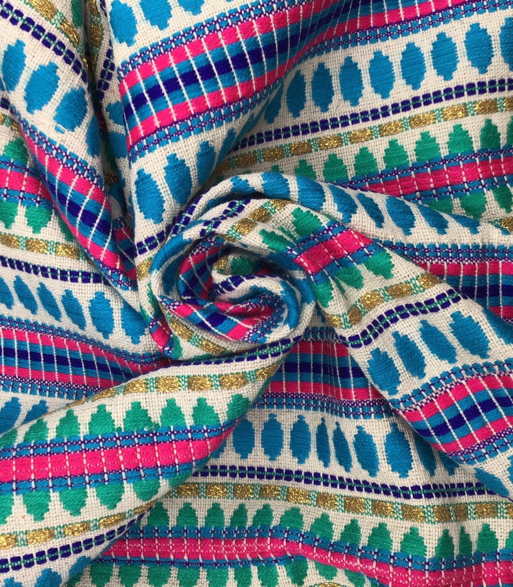 Marrakesh cool evening Handloom Fabric - Violet Elizabeth - Haberdashery