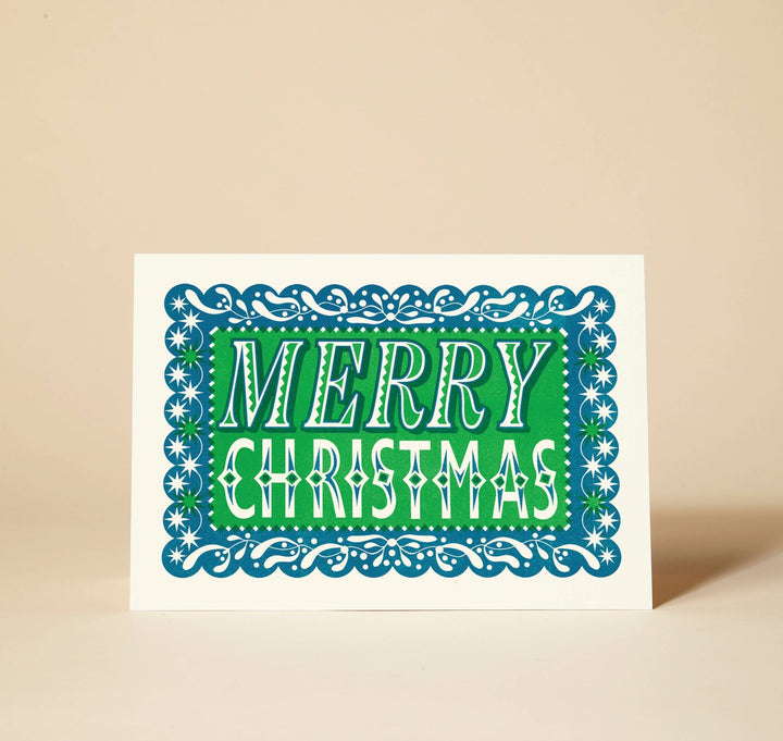Merry Christmas Christmas Card  - Violet Elizabeth - 