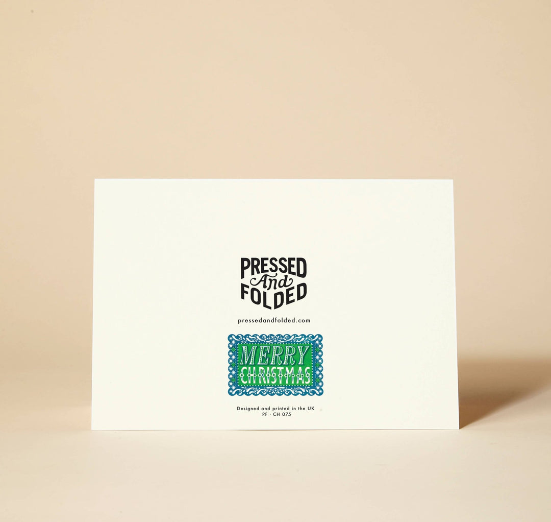 Merry Christmas Christmas Card  - Violet Elizabeth - 