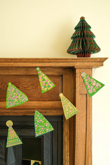 Midcentury Trees Sewn Garland - Violet Elizabeth - 