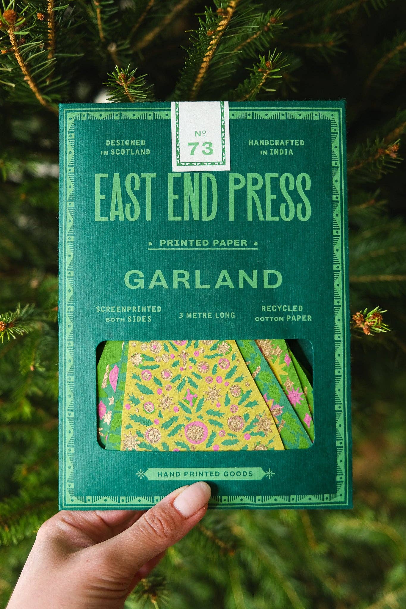 Midcentury Trees Sewn Garland - Violet Elizabeth - 